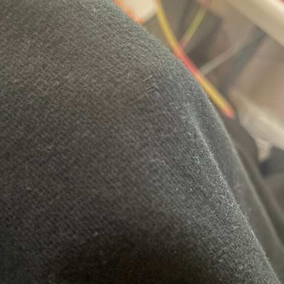 Norma Kamali Hooded Athletic Dress Black Zip Front Athleisure Sporty Mini NWT S - Picture 8 of 8